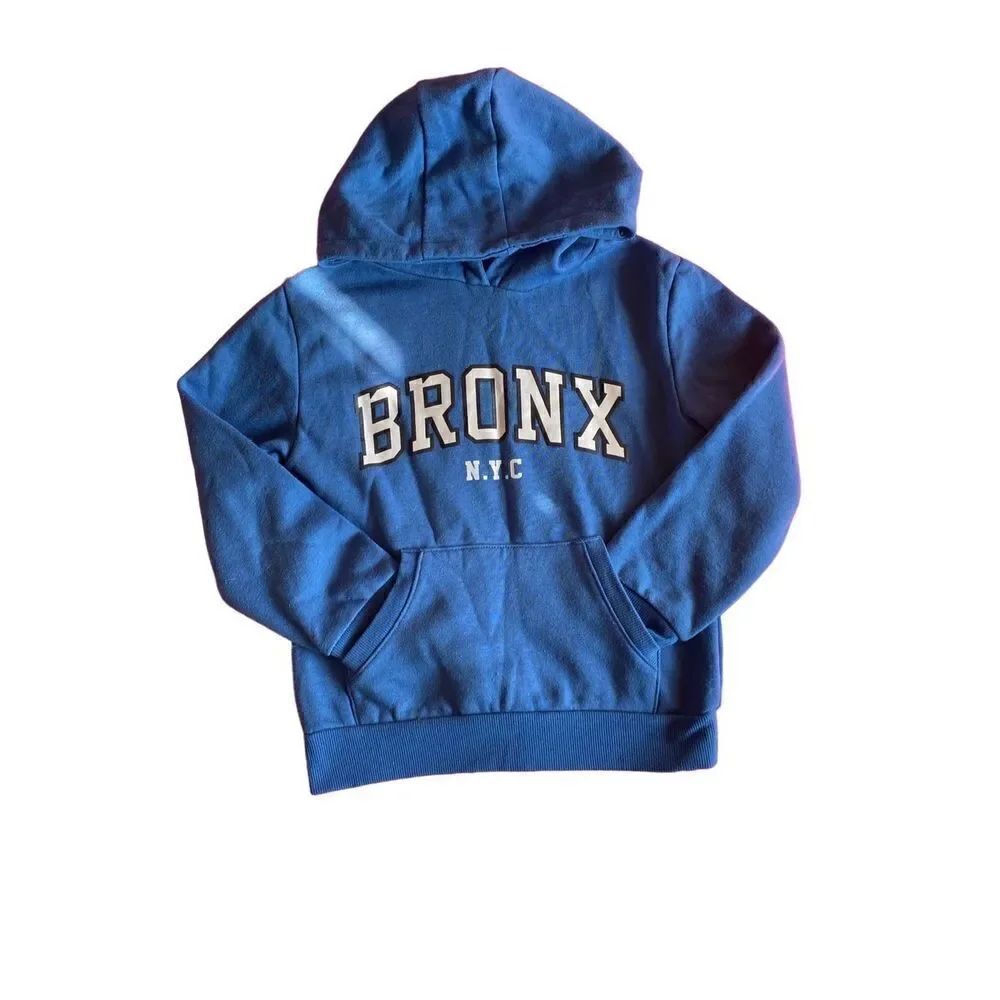 Lot of two boys, Primark hooded sweatshirts blue/gray 6/7 years
